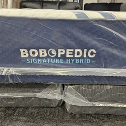 Special sale Bob-O-Pedic signature hybrid 13.5 king size Plush mattress and box spring special