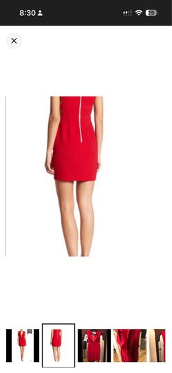 Jay Godfrey Red Cutout Dress