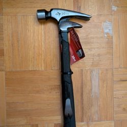 Husky Steel Rip Hammer and 10 in. Nail Puller 