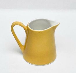 Vintage Syracuse China Syralite creamer pitcher yellow restaurant ware 1970