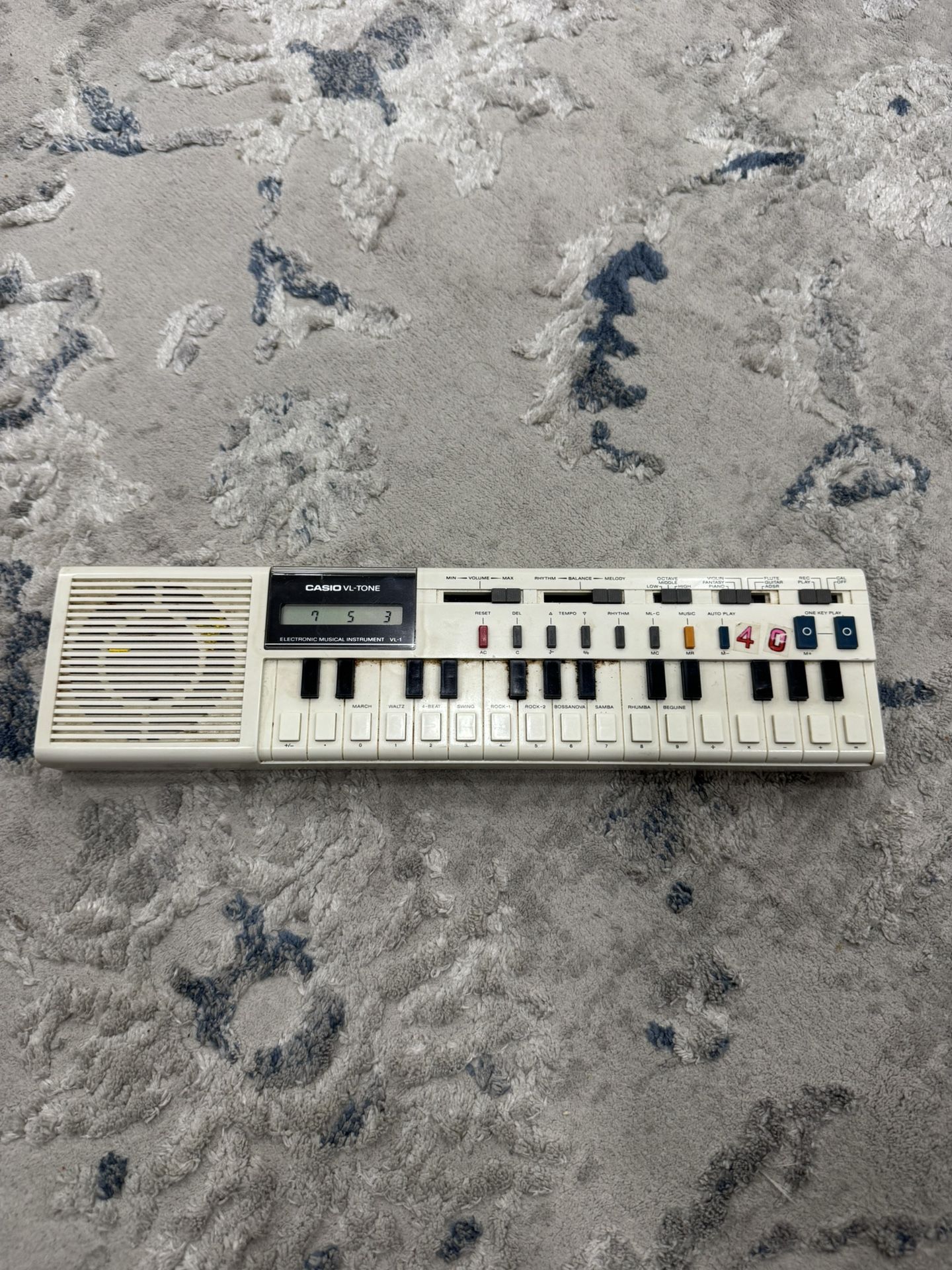 Vintage Casio VL-Tone VL-1 1980s Keyboard Synth Electronic; Works Great