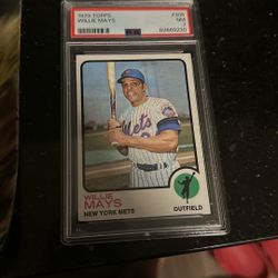 Psa Graded Willie Mays Baseball Card