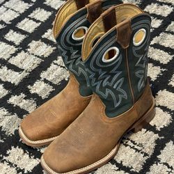 Justin Men’s Cowboy Boots Brown  Size 8 