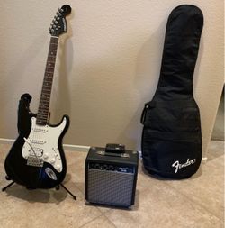 Fender Starcaster Electric Guitar Bundle