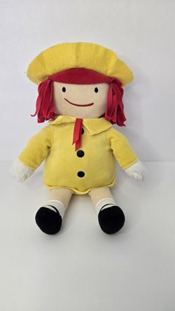 Kohl's Cares Madeline Stuffed Doll Medium 14 in Yellow Red Washable 2016
