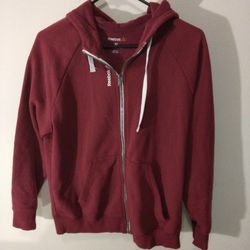 VINTAGE REEBOK BURGUNDY HOODIE XL