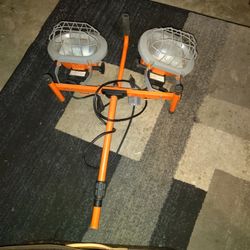 Hdx Portable 500 W Light+ Dual Light Post 