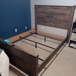 Queen Head And Baseboatd Bed Frame