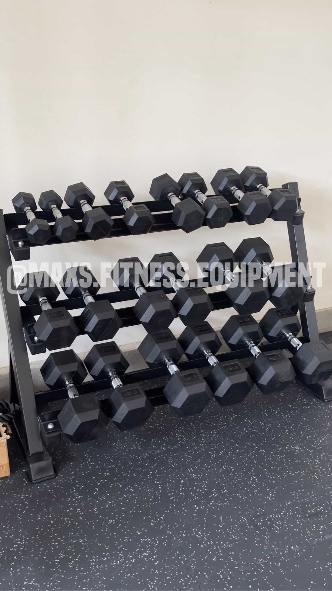 New Dumbbell Set 5-50 With Rack