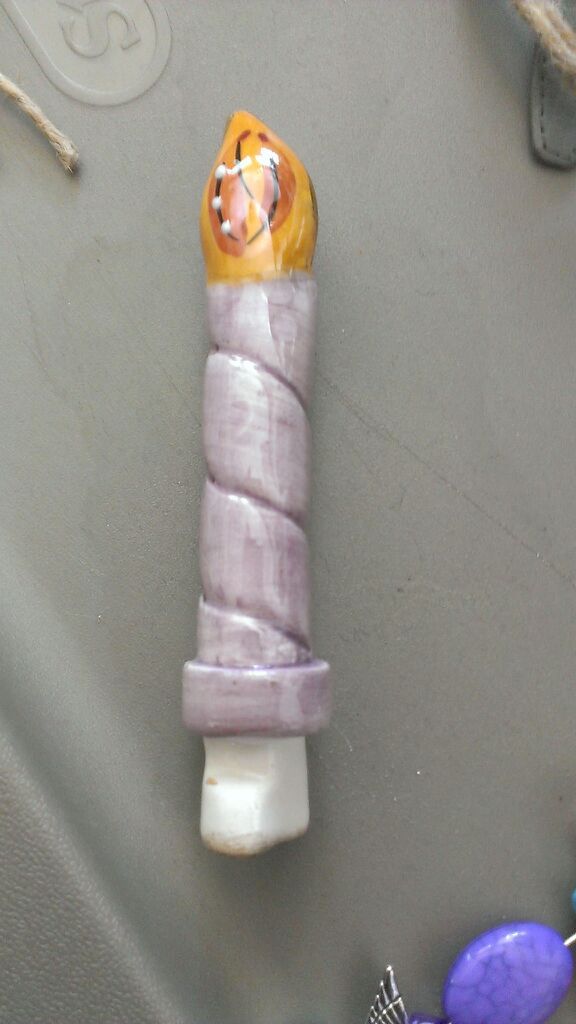 Ceramic birthday candle