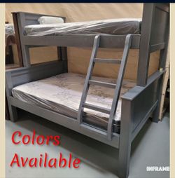 Bunk Beds  / Literas Twin Full Madera 100% Pinewood
