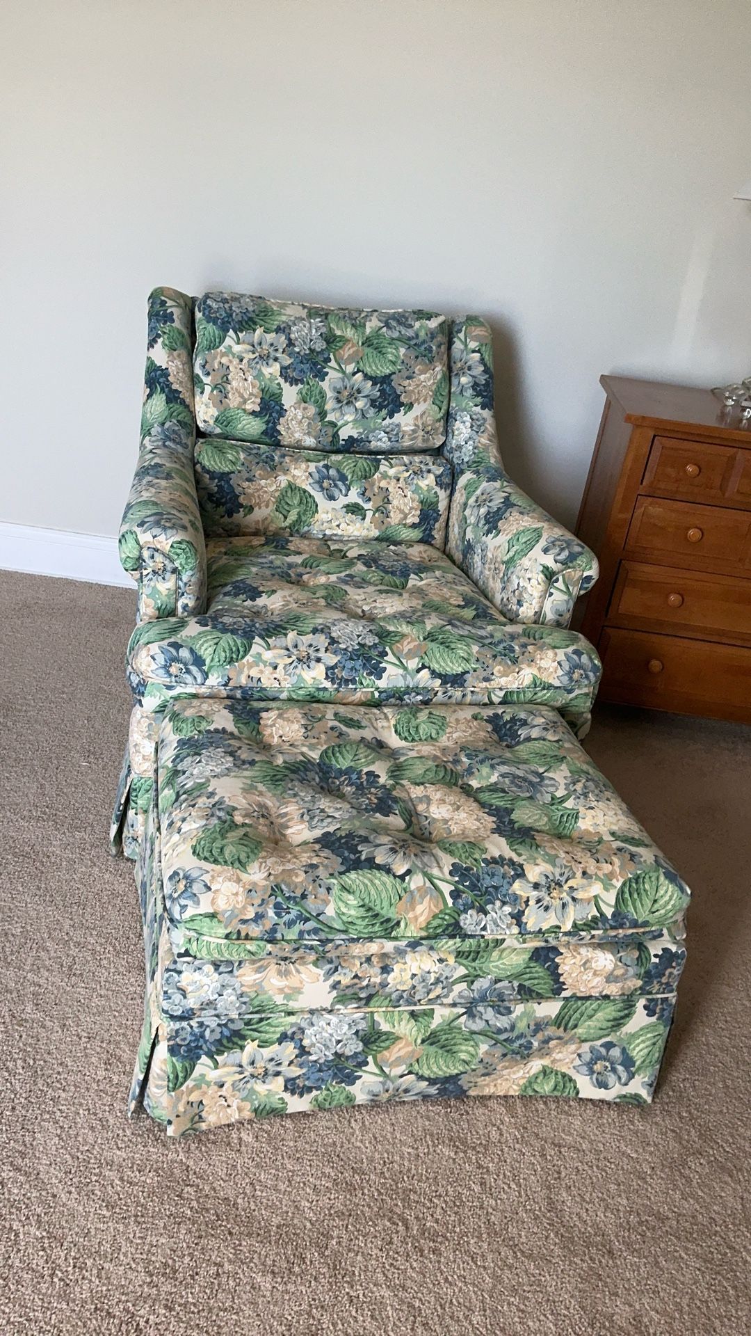 Chair And Ottoman