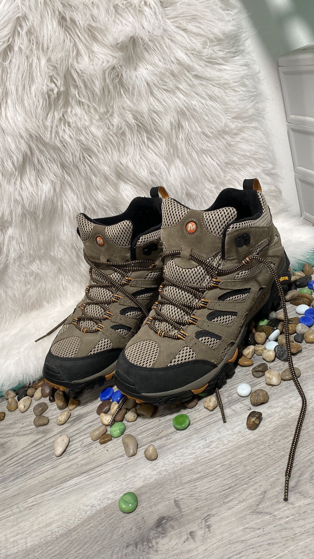 Merrell Continuum with Vibram sole hiking boots size 12