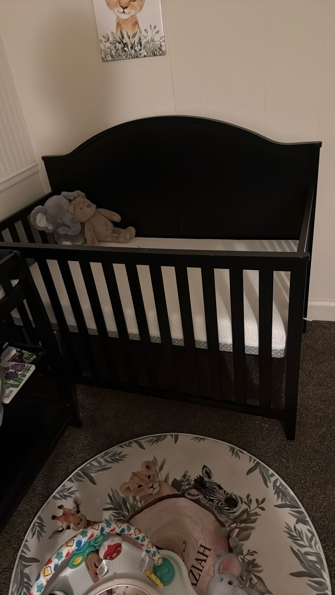 Baby Crib And Changing Table