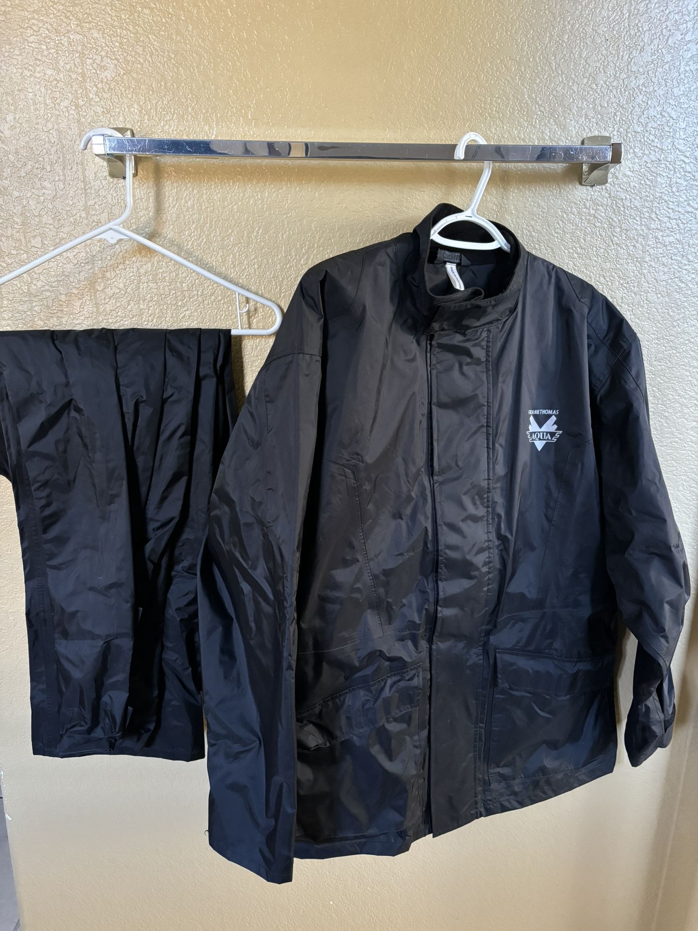 Frank Thomas Aqua Rain Jacket with Rain Pants