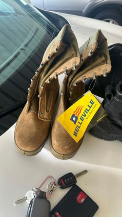 Usmc Boots Belleville Steel Toe New 10.5W