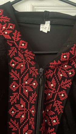 Palestinian Thobe Hooded Abaya