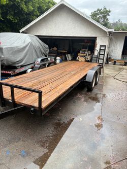 19 x 73 trailer with ramps