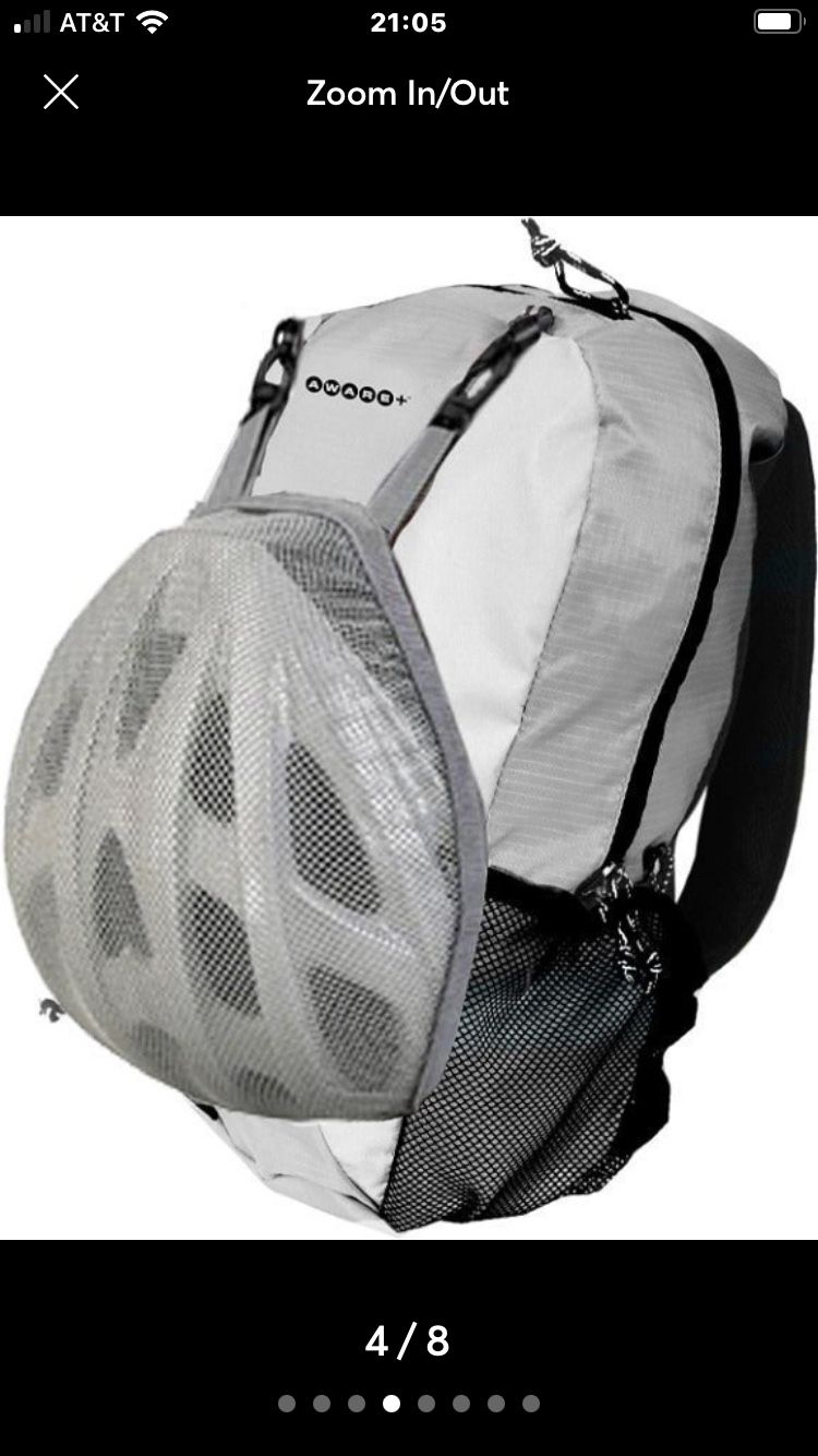 Cycle Aware Reflective Bike Frame Backpack New!