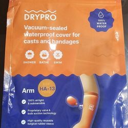 Water-proof cover for casts and bandages. Half Arm size SM