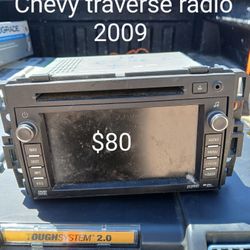 Chevy Traverse Radio 2009