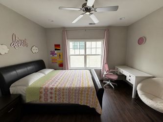 Queen Bed / Mattress Plus Box and Side Tables