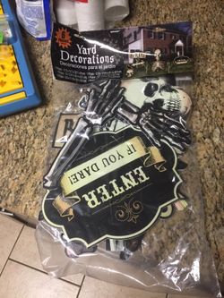 Halloween yard decorations