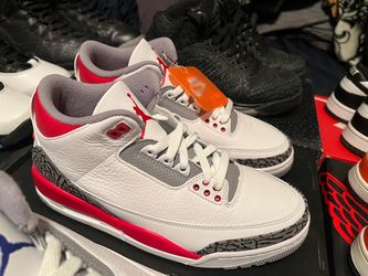 Fire red 3s