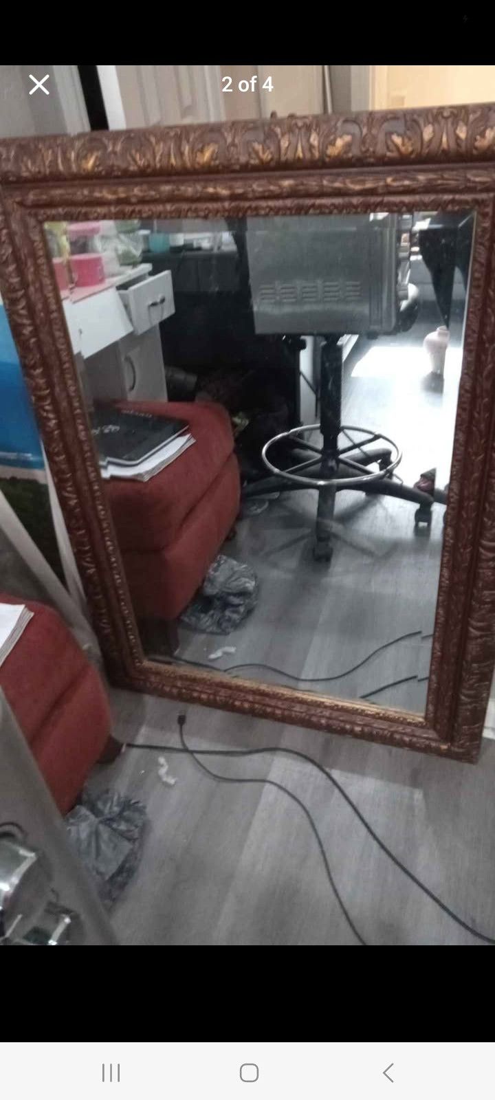 Large Antique Mirror