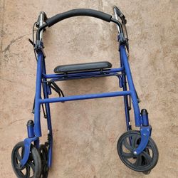 4 Wheeled Foldable Walker