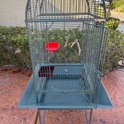 54” “California Cage” Large Bird Cage with Stand