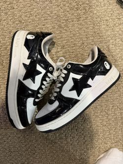 Bape sta low top black size 9.5