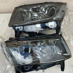14-16 Jeep Grand Cherokee Projector Headlights Luces Calaveras Micas Faros Faroles Headlamps Focos 