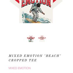 Mixed Emotion Oversized T-Shirt