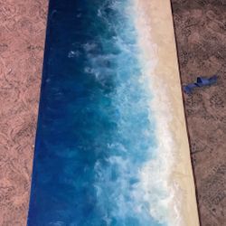 epoxy resin beach table