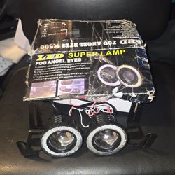 New Led Fog Angel Halo Lights