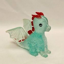 Cupid Dragon sparkly mint green figure Target Mystical Valentine’s Animals toy