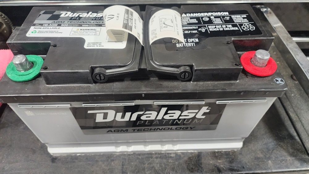 Duralast Platinum Battery AGM H8 for Sale in Riverside, CA - OfferUp