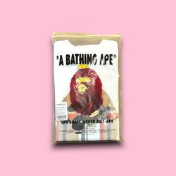 A Bathing Ape Bape Burberry plaid print t-shirt white men’s medium