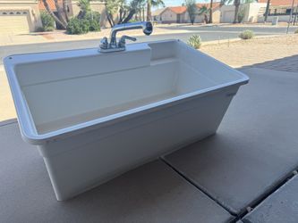 Wide Shop Sink
