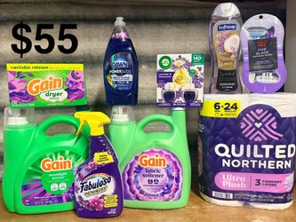 Household Essentials Bundle – Gain, Dawn, Fabuloso & More