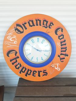 Orange County Choppers Signed Clock Season 1