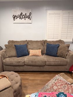Large Brown Sofa
