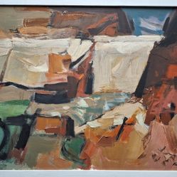 Alexander Nepote Original Mid Century Oil Painting