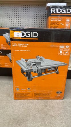 7” 120V RIDGID Tapletop Saw