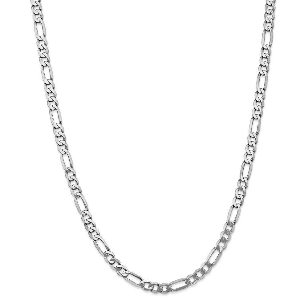 Brand New 14K White Gold Figaro Chain (24” - 5.5mm)