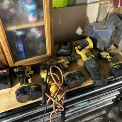 Dewalt Power Tools Drill Impact Sawzall