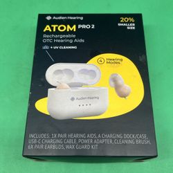 AUDIEN HEARING ATOM PRO 2 OTC HEARING AIDS