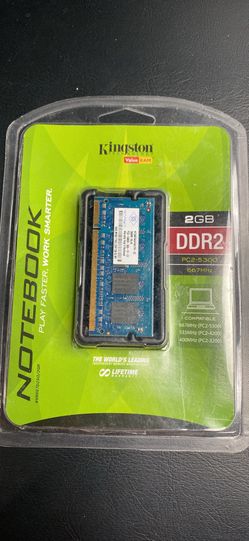 Kingston ValueRAM 2 GB 667MHz DDR2 Non-ECC CL5 SODIMM Notebook Memory