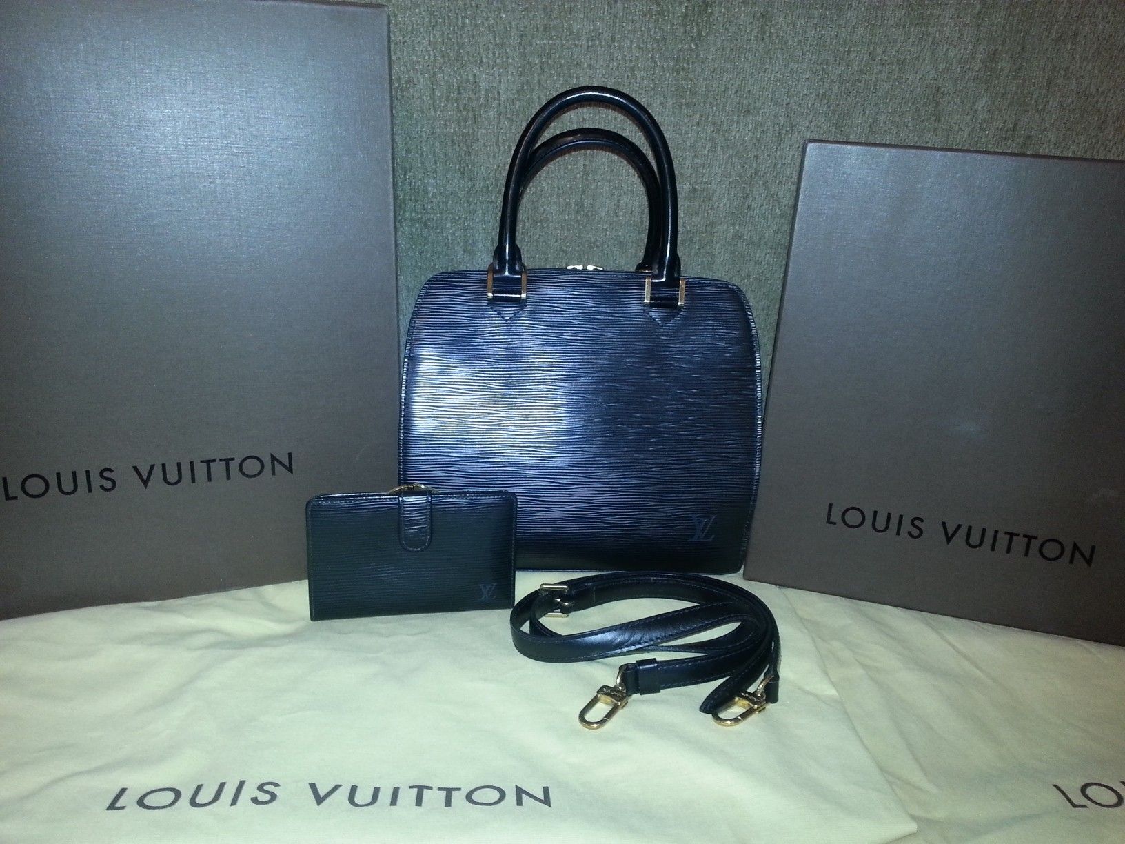 Louis Vuitton Purse, Wallet, Strap, Box and Bag